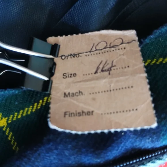 Vintage Rothmar Of Scotland plaid pleated wool skirt size 14 - Picture 8 of 8